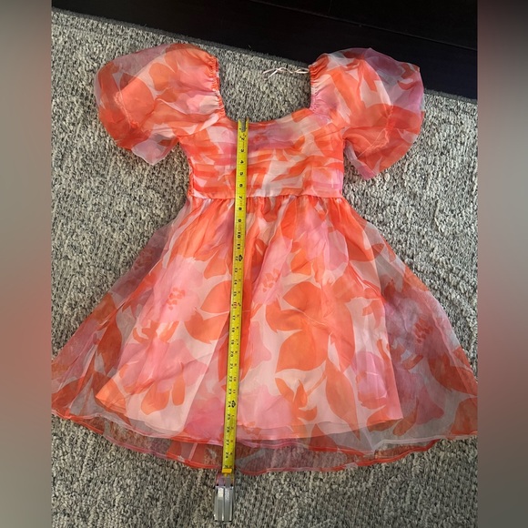 Orange and Pink Boutique Dress NWT - Picture 4 of 6